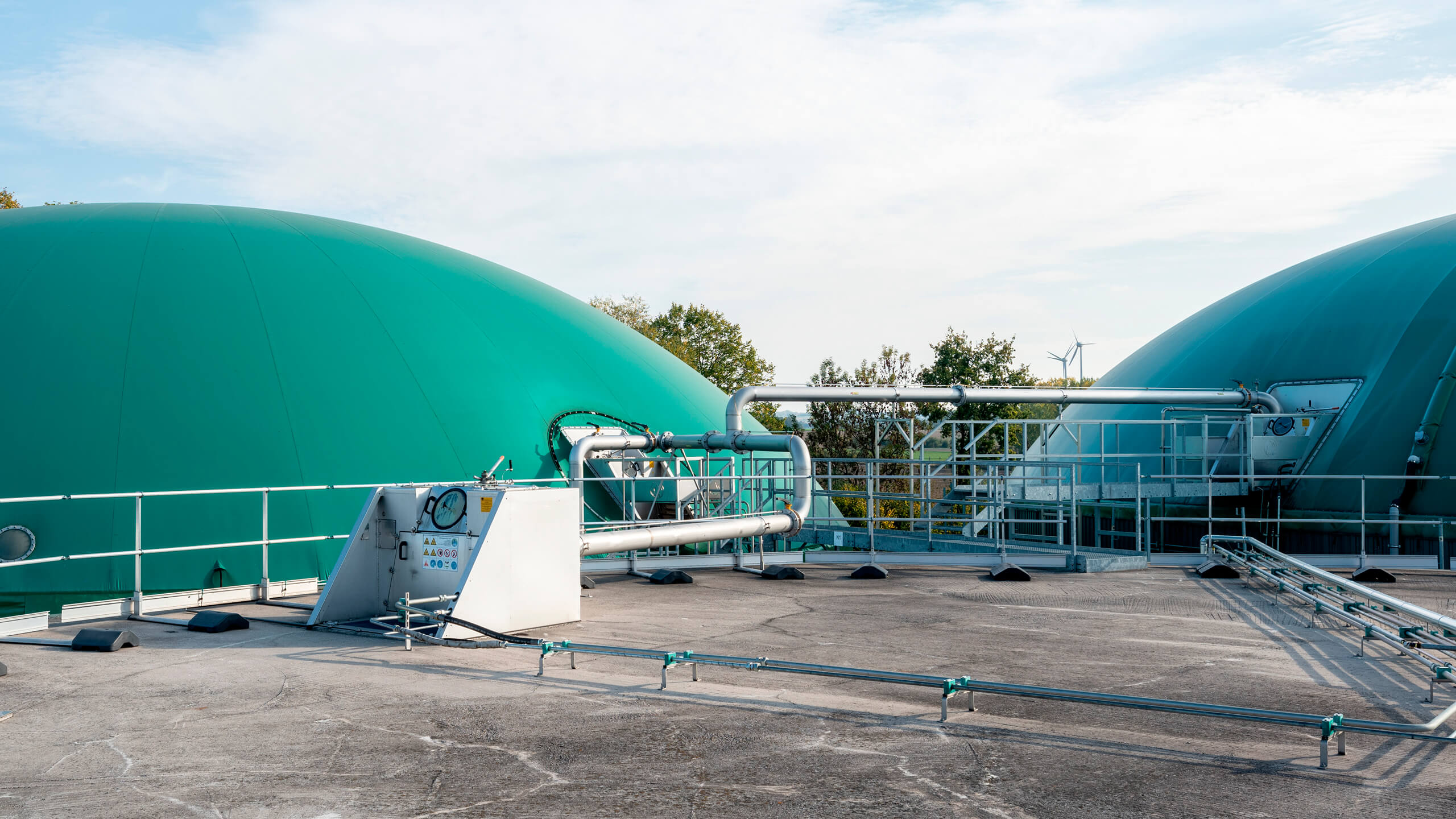 Repowering of biogas plants